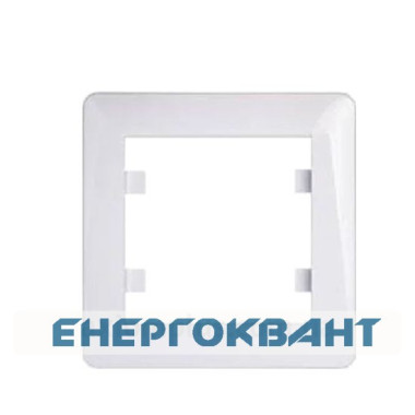 Рамка 1-кратна WL5010 Lumina-2, біла, Hager Рамка 1-кратна WL5010 Lumina-2, біла, Hager