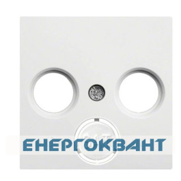 Лицьова панель TV WL6310 Lumina-2, біла, Hager