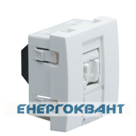 Телефонна розетка Hager Systo WS201 1М (білий)